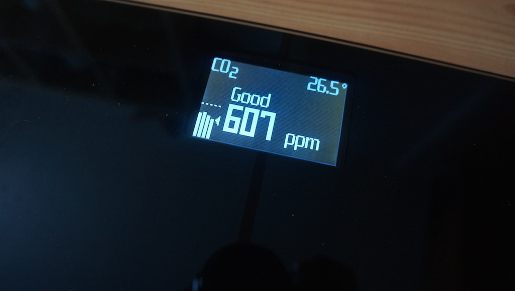 My room is warm and the air in it is quite clean, but not clean enough, so I decided to open my windows. After an hour, the CO2 levels dropped by half. So it works.