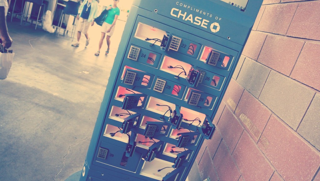 Neat little idea, this charging station. It’s surprising nobody used it.