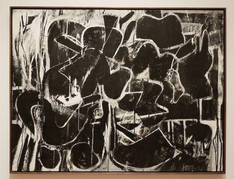 Painting: enamel and oil on canvas