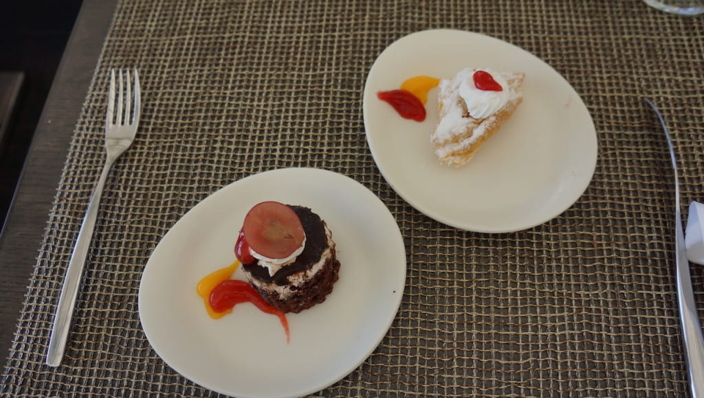 The desserts look good on camera. In actuality, they taste like generic pastries smothered with cream. Maybe I’m just being mean.