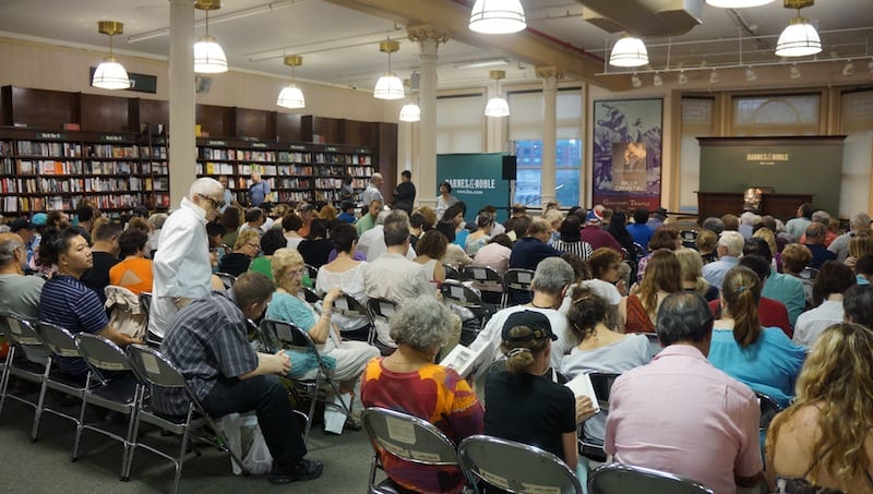 All seats were occupied. Not sure how many people came here, but I’m guessing around 150. I have bigger attendances at some of my training seminars…