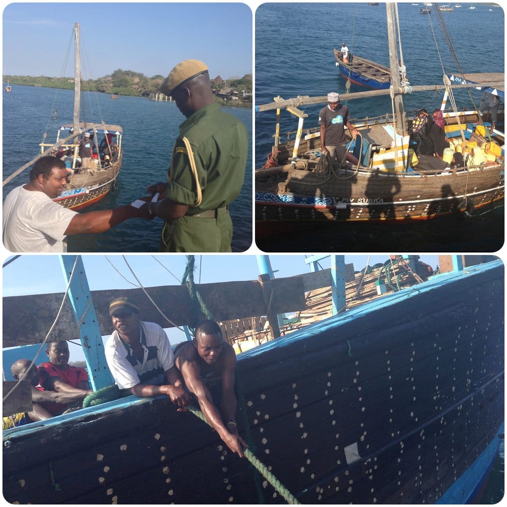 I got a bit terrified that we’ll be using the boat in the top right picture, but it was just a taxi.