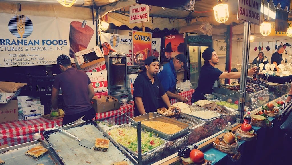 Brazilian food stall