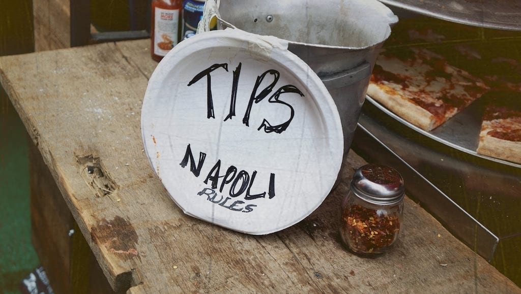 Napoli tip jar