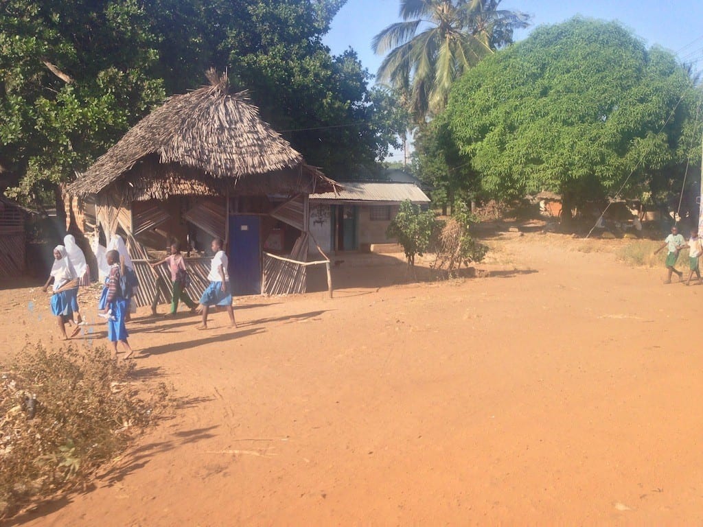 On the way back, we made quick stops in local villages. School’s over.