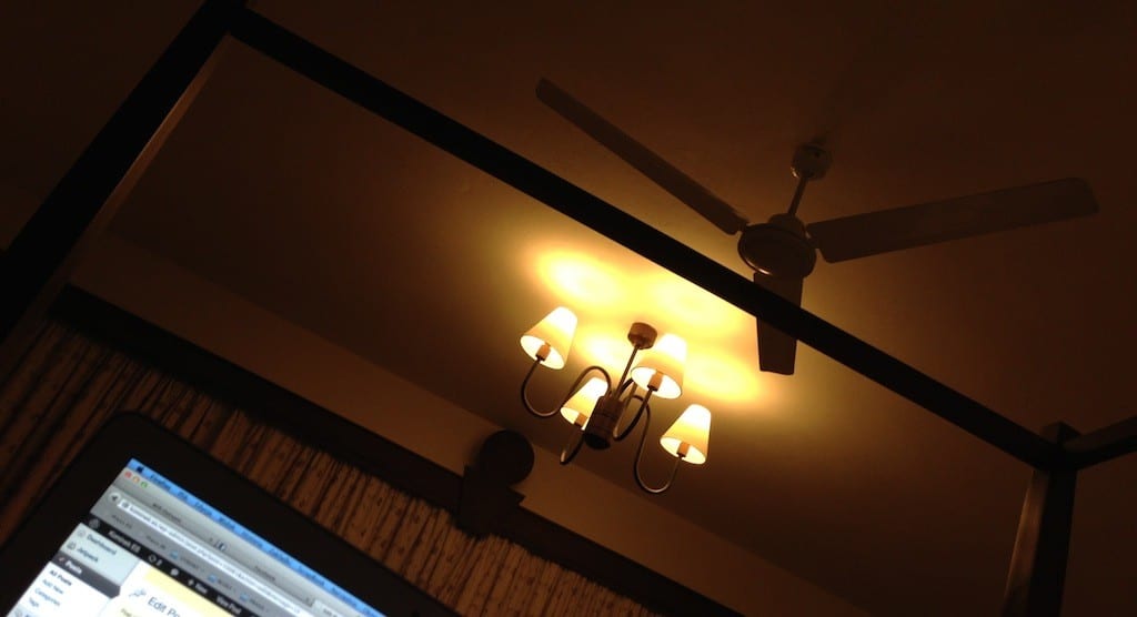 And just when I thought that the craziness is over and I sat on my bed to write about my monkey story... That’s when I noticed a crocodile on my ceiling.
