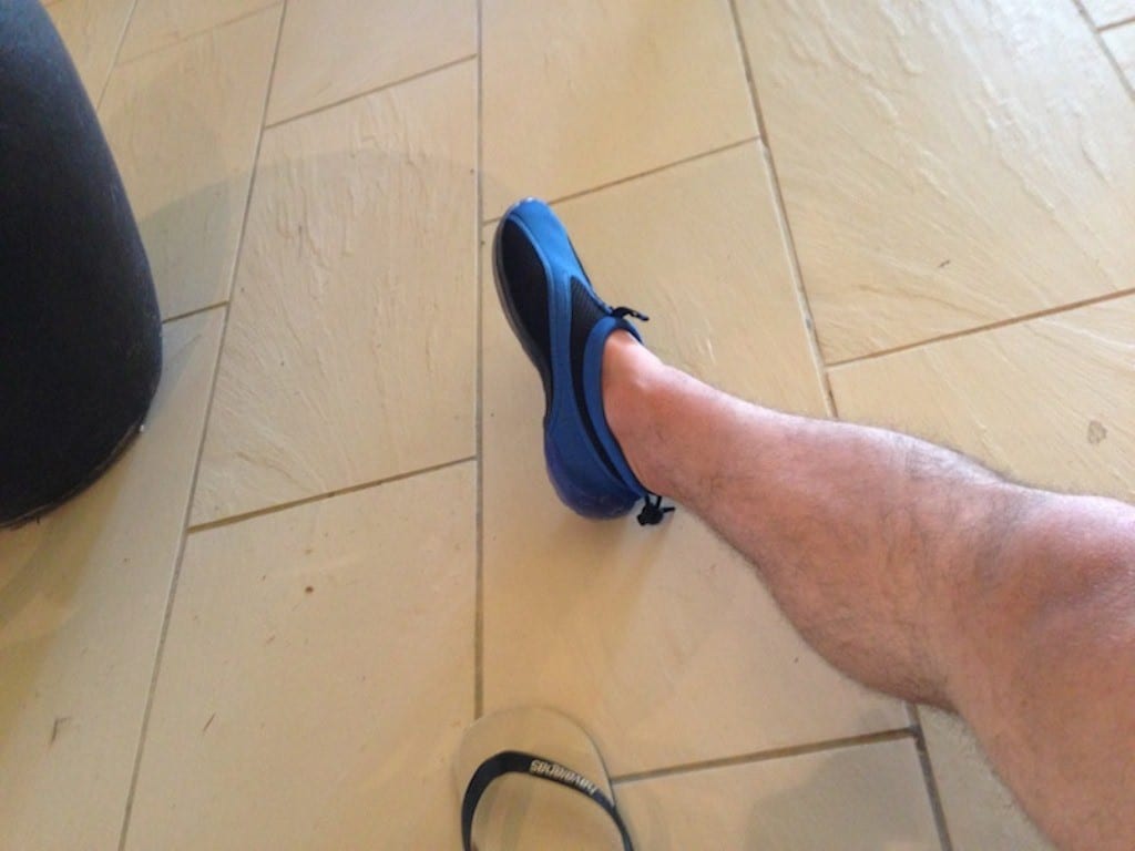 Necessary swimming footwear. Don’t go into the water without it.