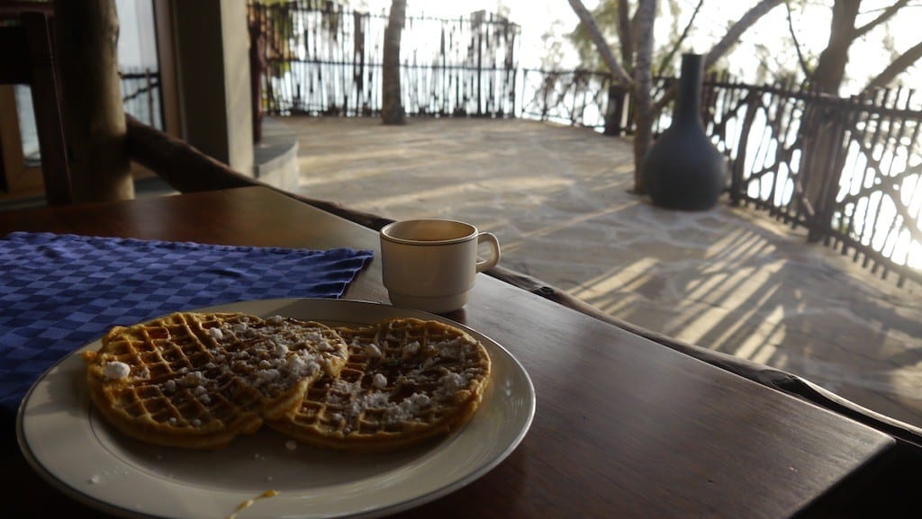 Breakfasts are always the same. Two waffles or three pancakes. Too bad that I only discovered their honey-glazed toast at the end of my stay.