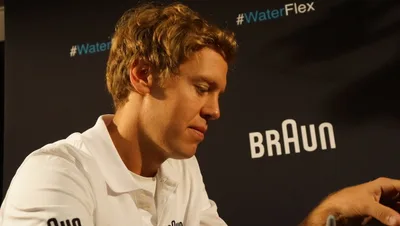 Shaving and gaming. Live from Silverstone, my conversation with Sebastian Vettel